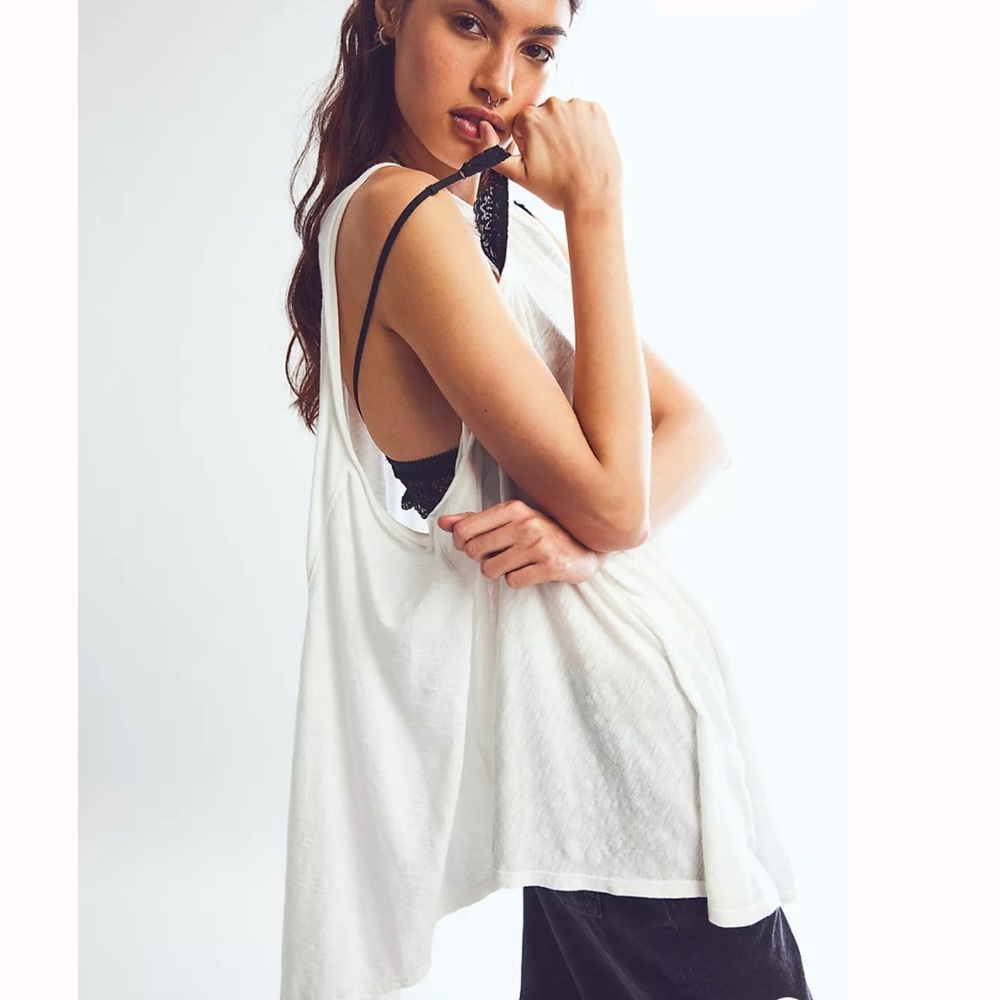 AUGUST SILK knit coverup cardigan vest white vintage